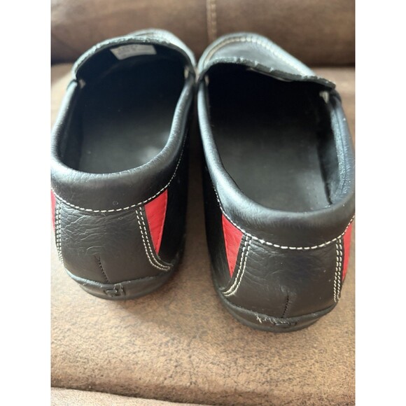 Footjoy Men\'s Black Leather Shoes Size 10.5 W Slip On Loafers Classic Golf Logo main image 13